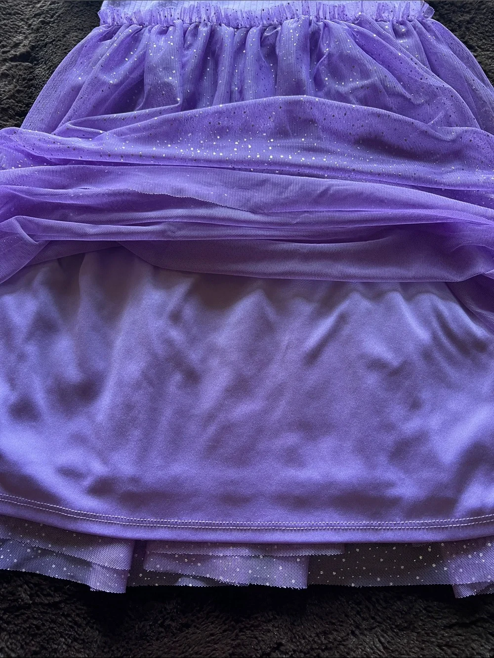 wonder nation Lavender Sparkle Tulle Dress